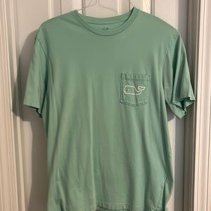 Vineyard Vines Whale Green T-Shirt, Size Medium